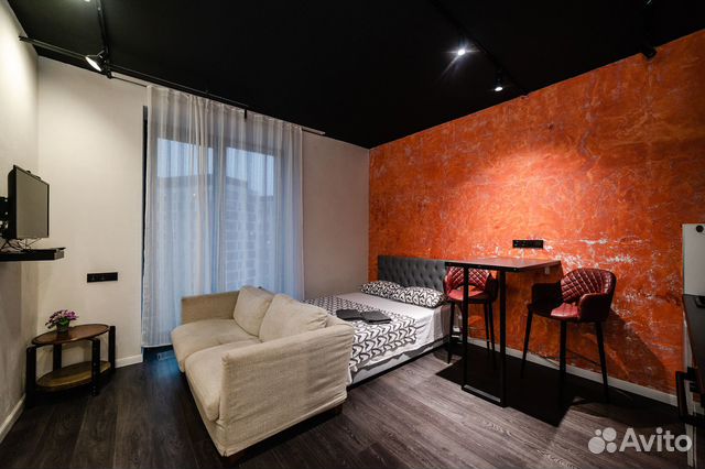 

Квартира-студия, 33 м², 2 кровати