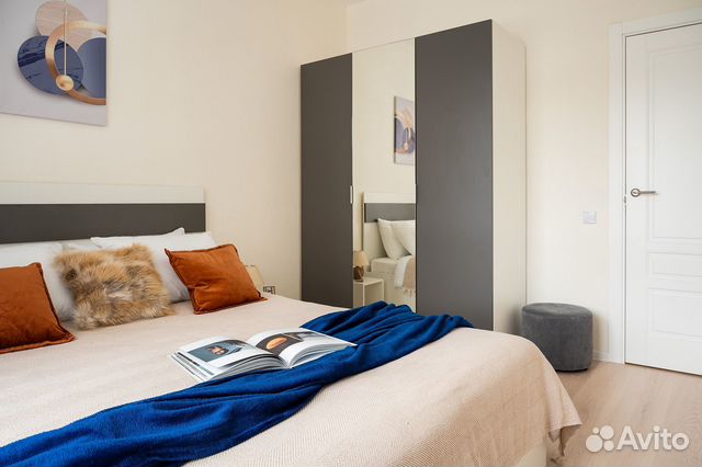 

1-к. квартира, 34 м², 2 кровати