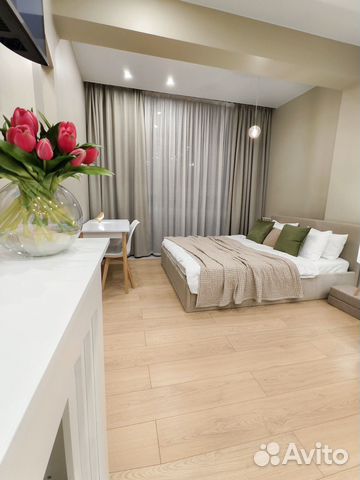 

Квартира-студия, 42 м², 2 кровати