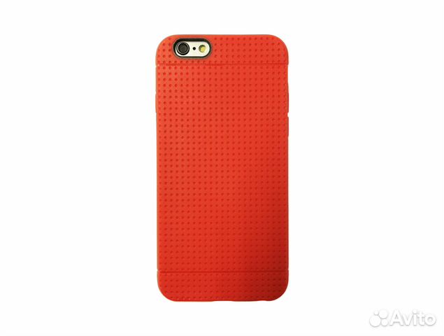 84012373227 Силиконовый чехол Doted iPhone 6/6s, красный