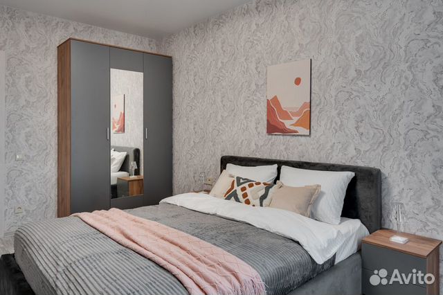 

1-к. квартира, 41 м², 2 кровати