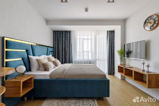 

Квартира-студия в апарт-отеле, 30 м², 2 кровати