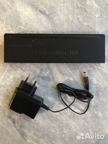 Hdmi Splitter делитель на 8 выходов 3D чёрный Hdmi Splitter делитель на 8 выходов 3D чёрный