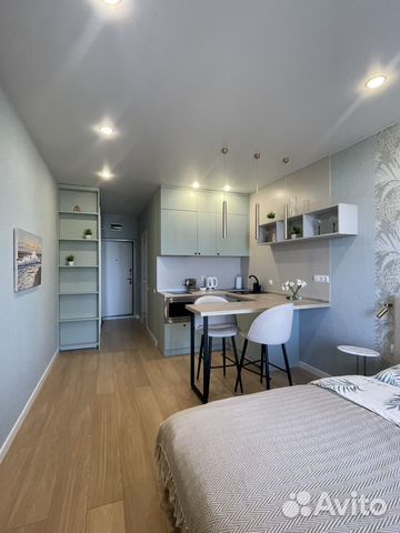 

Квартира-студия, 24 м², 2 кровати