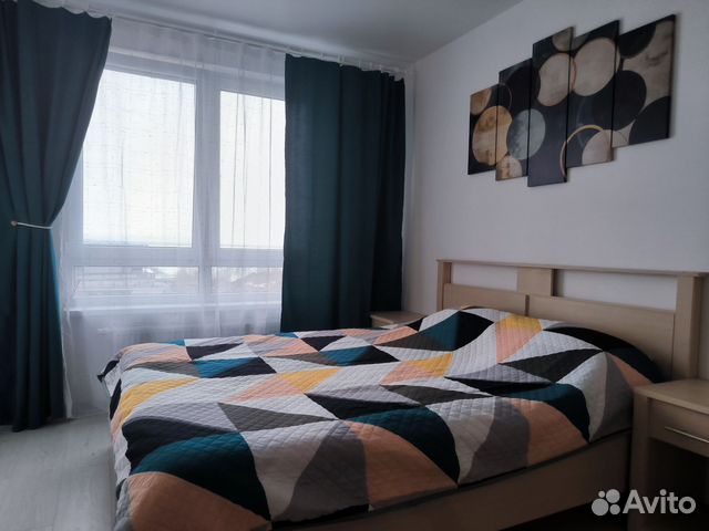 

1-к. квартира, 39 м², 2 кровати