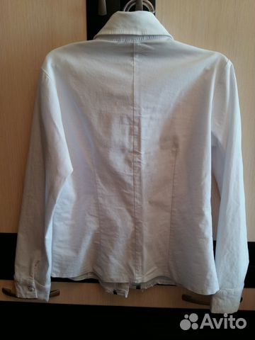 Блузка белая для девочки (р.122-136)