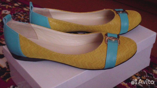 Новые кожаные балетки туфли 39-40 рр Новые кожаные балетки туфли 39-40 рр