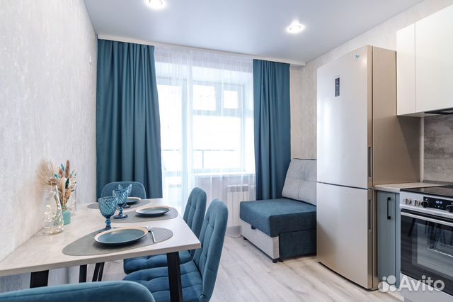 

1-к. квартира, 38 м², 2 кровати
