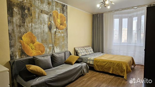 

1-к. квартира, 35 м², 2 кровати
