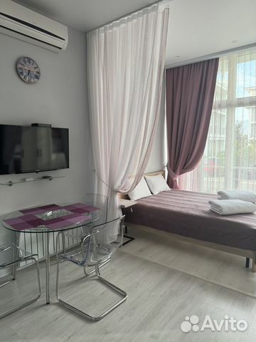 

Квартира-студия, 36 м², 2 кровати