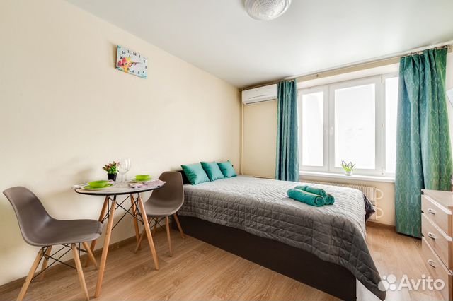 

Квартира-студия, 23 м², 1 кровать