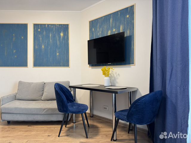 

Квартира-студия, 27 м², 1 кровать