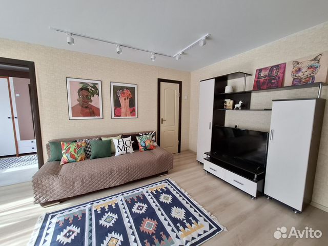 

2-к. квартира, 44 м², 2 кровати