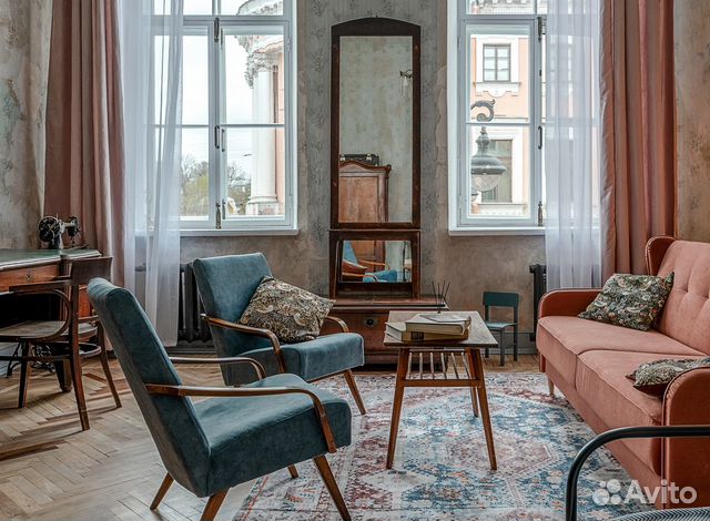 

1-к. квартира, 55 м², 2 кровати