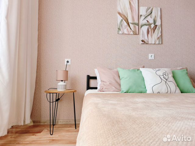 

1-к. квартира, 52 м², 3 кровати