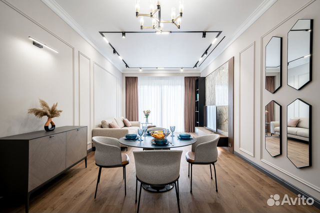 

1-к. квартира, 96,8 м², 2 кровати