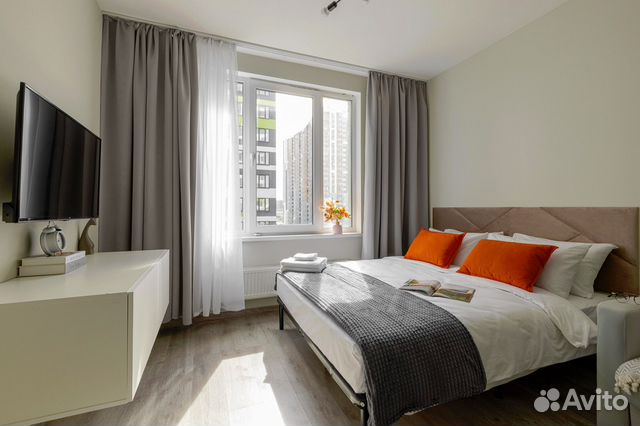 

Квартира-студия, 30 м², 2 кровати
