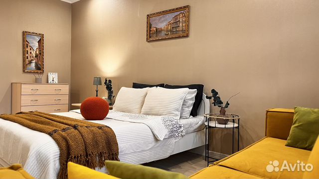 

1-к. квартира, 54 м², 3 кровати