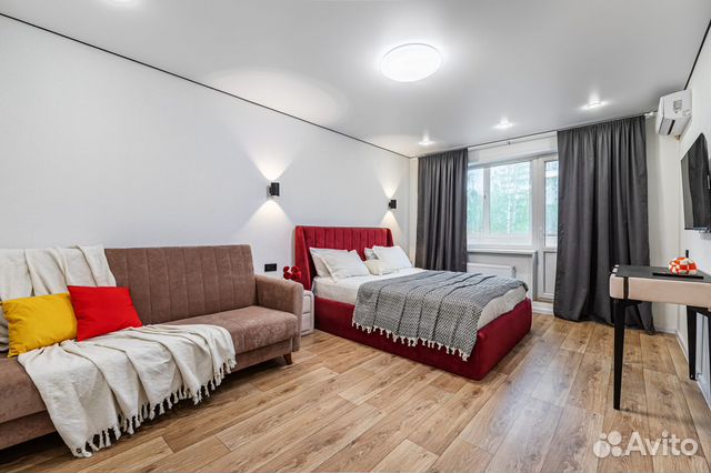 

1-к. квартира, 37 м², 2 кровати