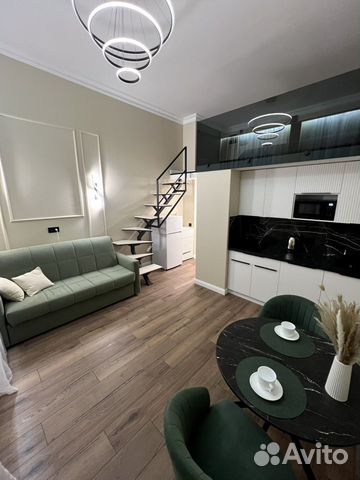 

Квартира-студия, 29 м², 2 кровати