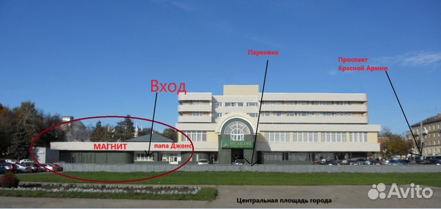Торговое помещение, 630 м²