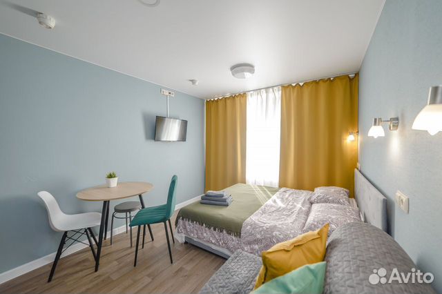

Квартира-студия, 23 м², 2 кровати