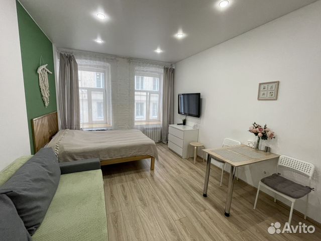 

Квартира-студия, 20 м², 2 кровати