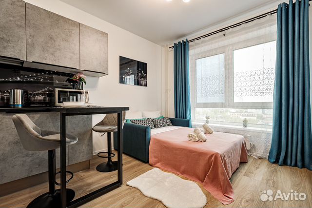 

Квартира-студия, 20 м², 1 кровать