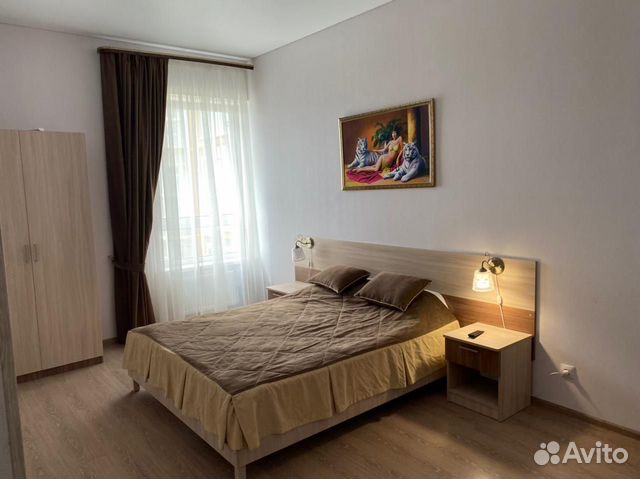 

1-к. квартира, 38 м², 2 кровати