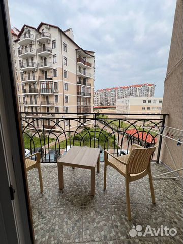 

Квартира-студия, 33 м², 2 кровати