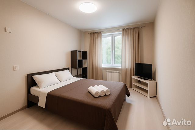

1-к. квартира, 30 м², 2 кровати
