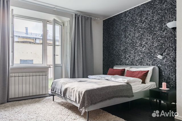 

1-к. квартира, 52 м², 2 кровати