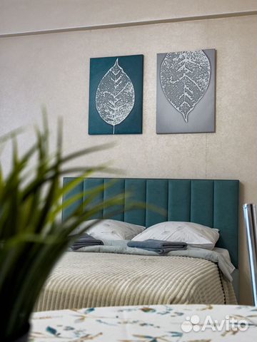 

Квартира-студия, 46 м², 2 кровати