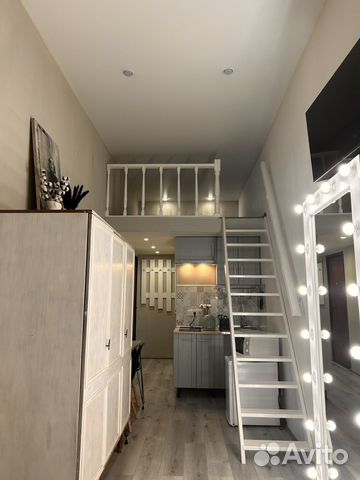 

Квартира-студия, 23 м², 2 кровати