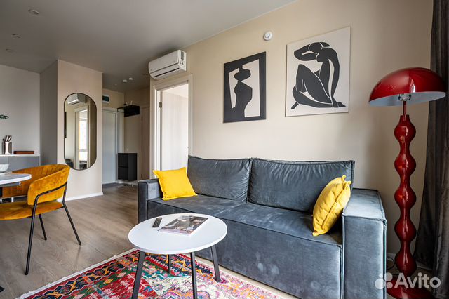 

1-к. квартира, 34 м², 2 кровати