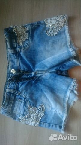 Шорты джинсовые