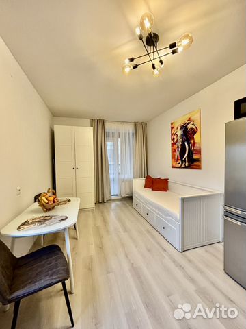 

Квартира-студия, 27 м², 2 кровати