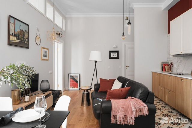 

1-к. квартира, 63 м², 2 кровати