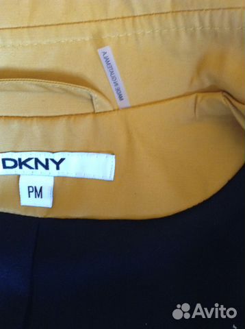 Плащ тренч легкое пальто dkny горчичное