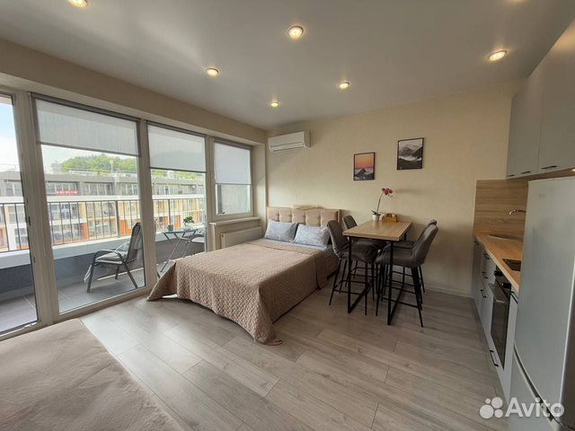 

Квартира-студия, 32 м², 2 кровати