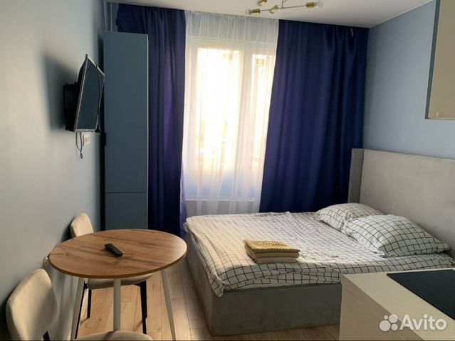 

Квартира-студия, 17 м², 1 кровать