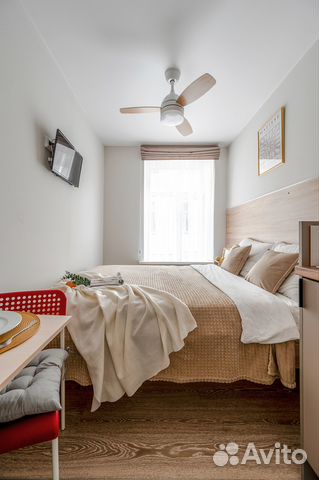

Квартира-студия, 10 м², 1 кровать