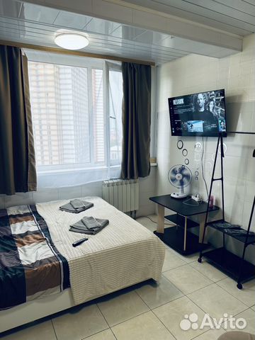 

Квартира-студия, 27 м², 1 кровать