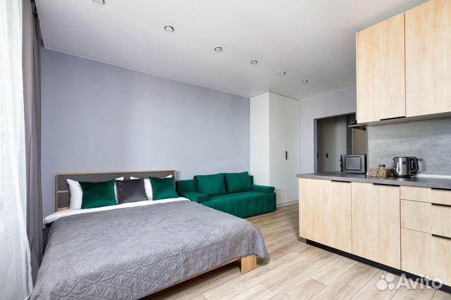 

Квартира-студия, 32 м², 2 кровати