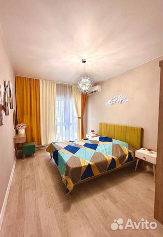 

1-к. квартира, 43 м², 2 кровати