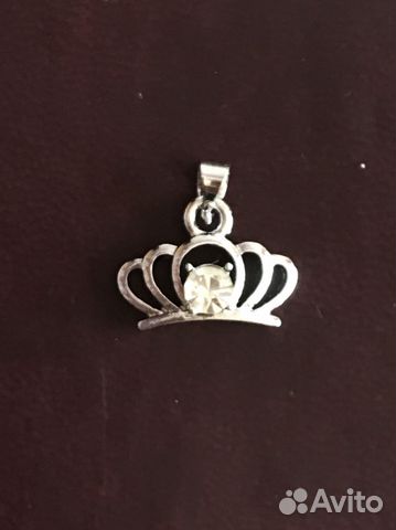Кулон Корона серебро с фианитом Кулон Корона серебро с фианитом