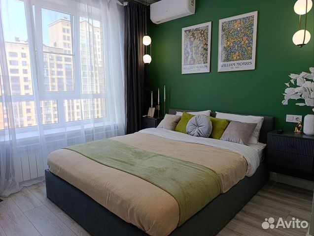 

1-к. квартира, 39 м², 2 кровати