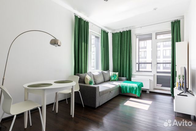

1-к. квартира, 34,3 м², 2 кровати