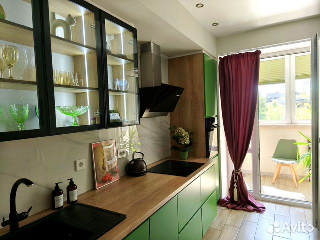 

1-к. квартира, 42 м², 2 кровати