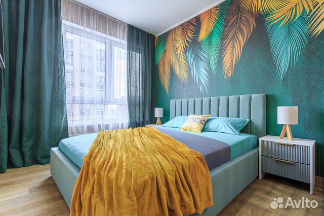 

Квартира-студия, 36 м², 2 кровати